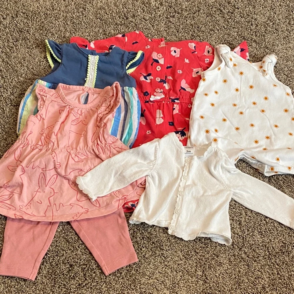 Baby Girl Spring Clothing Bundle 3 Month - Picture 2 of 7